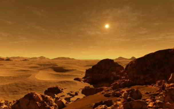 the sun looks from mars in kannada