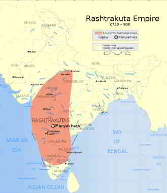 rashrakuta dynasty map