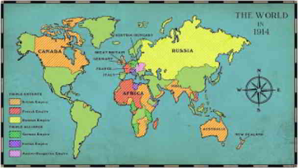 world war map 1 map